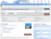 Tablet Screenshot of noclegi.trojmiasto.pl